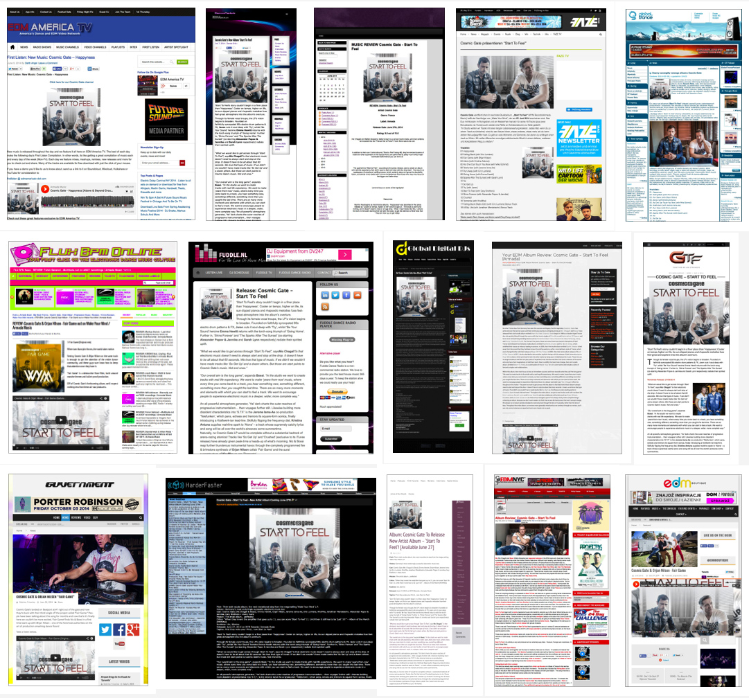 Start to Feel online coverage