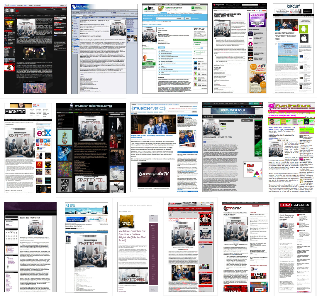 Start to Feel online coverage