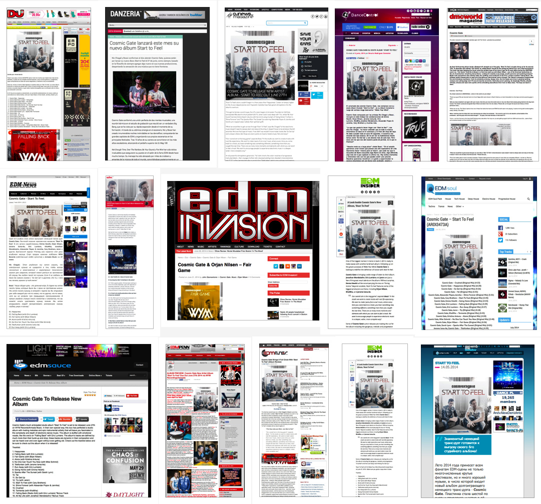 Start to Feel online coverage