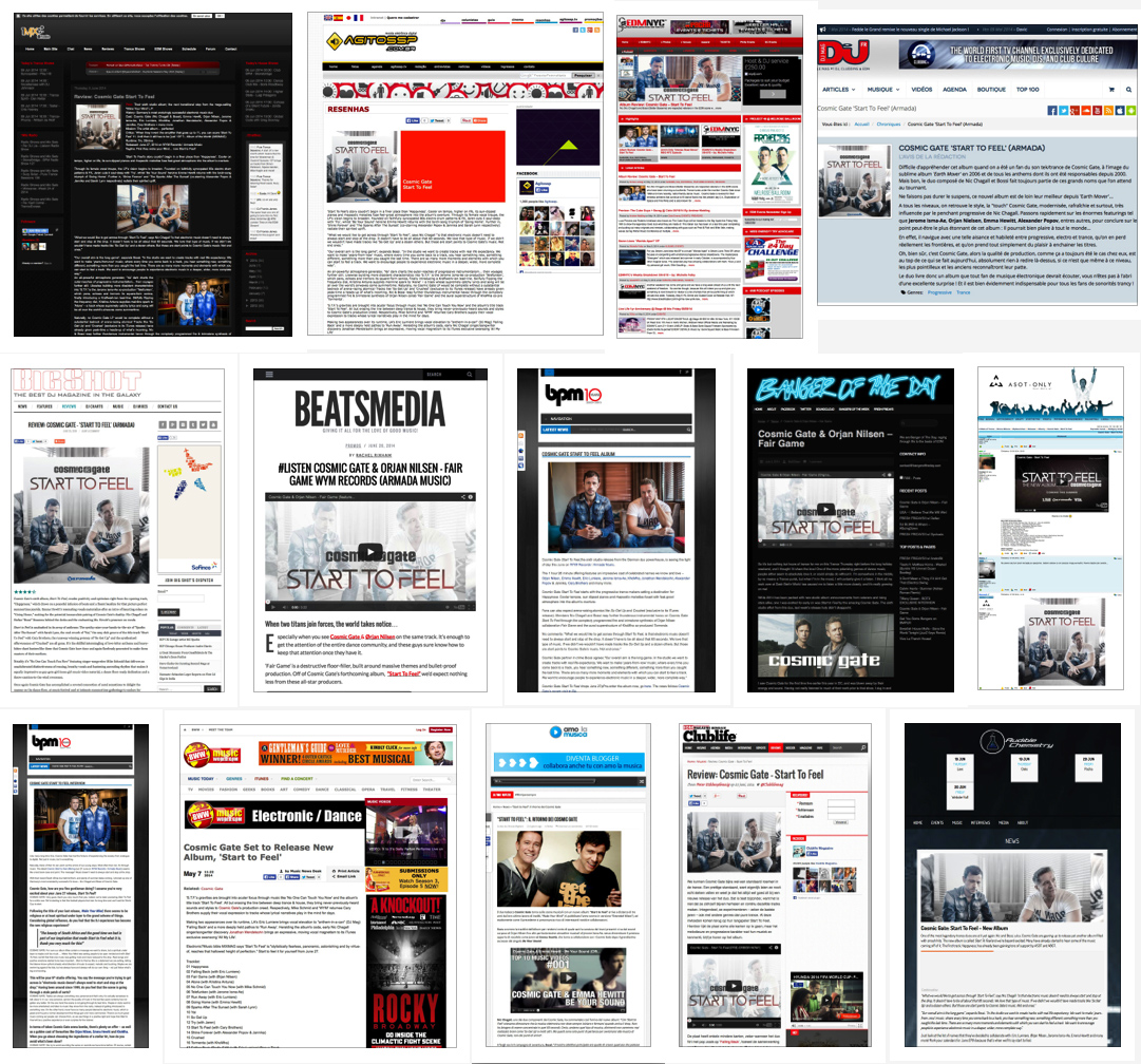 Start to Feel online coverage